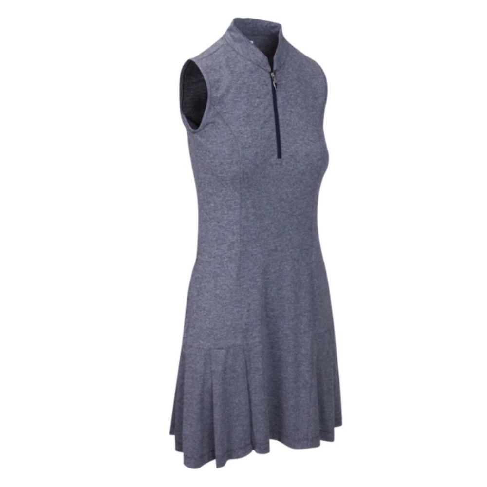 Greg Norman Heather Sleeveless Golf Dress Medium Baltusrol Blue Grey Athleisure